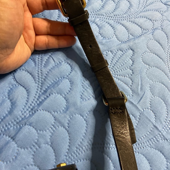 Black STUD SENSE Mini Leather Crossbody Bag - Picture 7 of 13